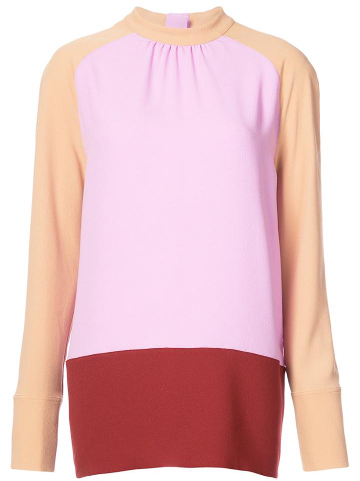 Marni Colour Block T-shirt - Pink & Purple