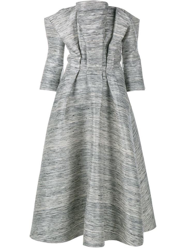 Tata Naka 'ursula' Off-shoulder Midi Dress