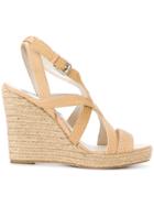Michael Michael Kors Hastings Strappy Wedge Sandals - Nude & Neutrals