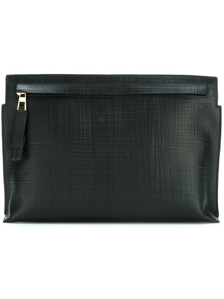 Loewe Signature 't' Pouch, Women's, Black