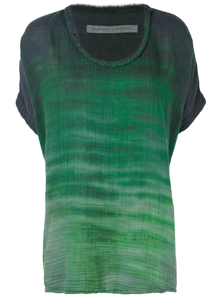 Raquel Allegra Tie-dyed T-shirt, Women's, Size: 1, Green, Cotton