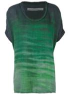 Raquel Allegra Tie-dyed T-shirt, Women's, Size: 1, Green, Cotton