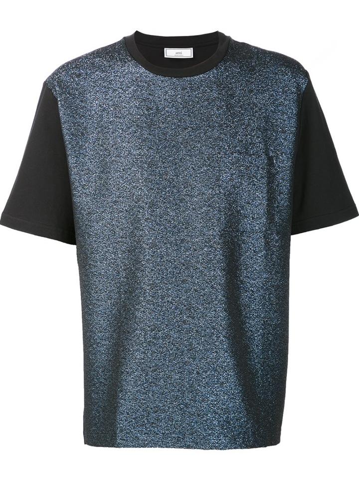 Ami Alexandre Mattiussi Contrast Panel T-shirt