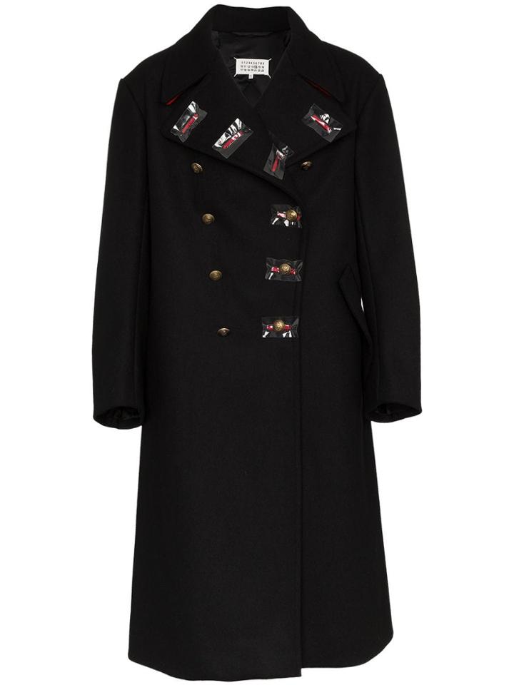 Maison Margiela Mmm Compact Db Lg Ct Blk - Black