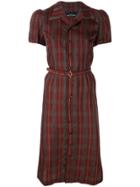 Comme Des Garçons Vintage 1995 Shirt Dress - Red