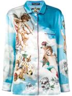 Dolce & Gabbana Printed Pyjama Blouse - Blue