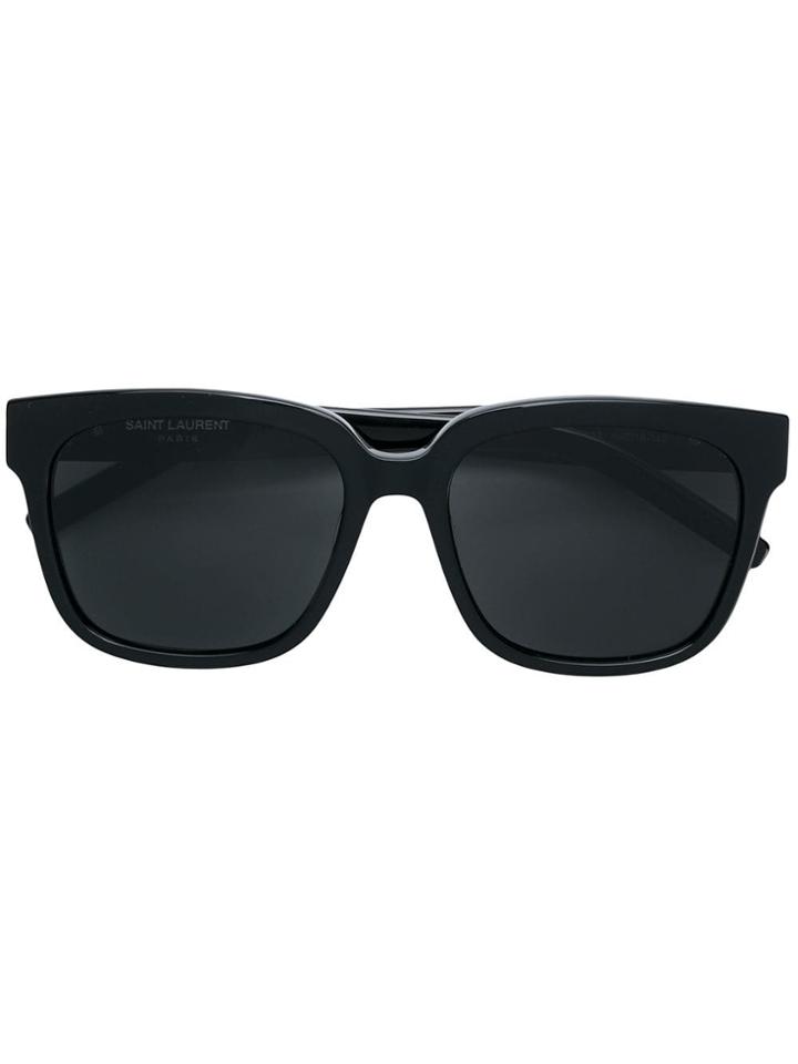 Saint Laurent Eyewear Large Square Framed Sunglasses - Black