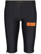 Heron Preston Spandex Logo Patch Bike Shorts - Black