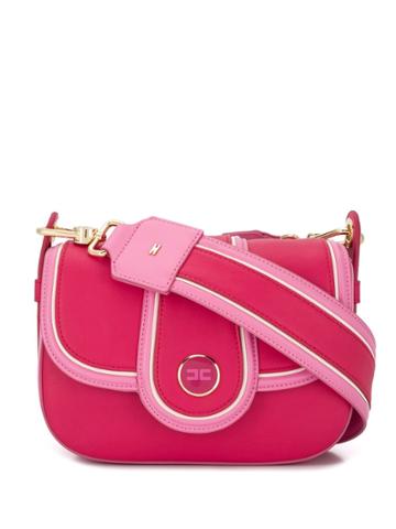 Elisabetta Franchi Panelled Shoulder Bag - Pink
