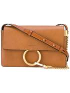 Chloé Small Faye Shoulder Bag, Women's, Brown, Calf Leather