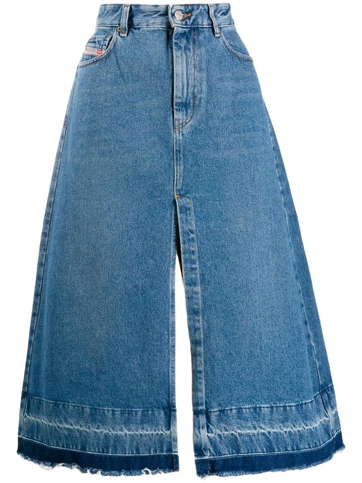 Diesel Denim Midi Skirt - Blue
