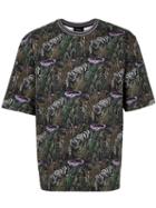 3.1 Phillip Lim Jungle Tiger Print T-shirt - Black
