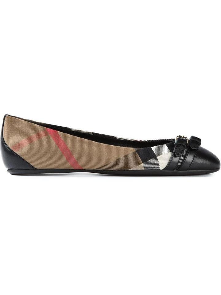 Burberry 'house' Check Ballerinas