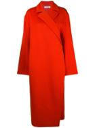 Jil Sander Wrap Around Coat - Yellow