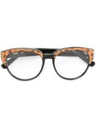 Mcm Logo Oval Frame Sunglasses