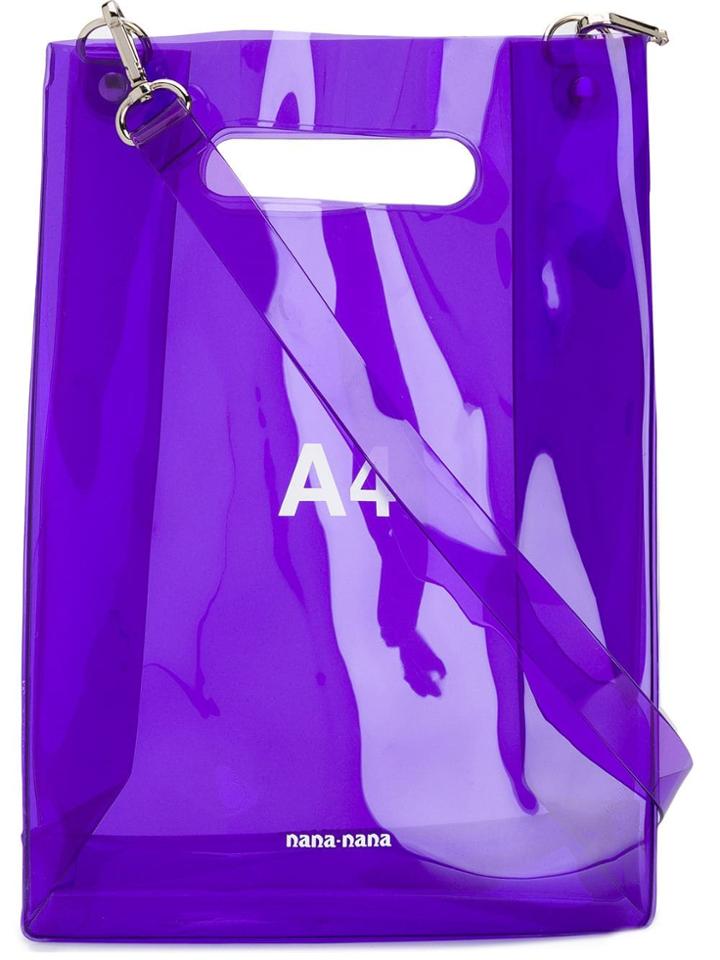 Nana-nana A4 Crossbody Bag - Purple