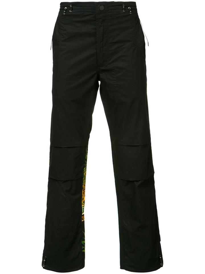 Maharishi - Tiger Located Print Trousers - Men - Cotton - L, Black, Cotton