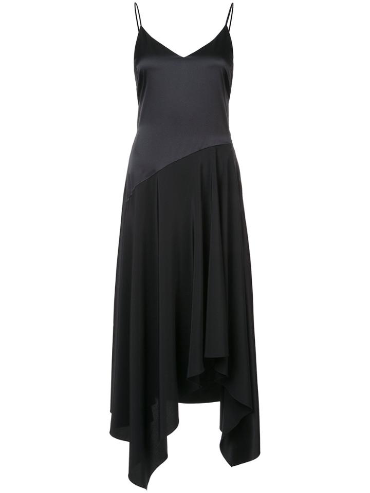 Fleur Du Mal Asymmetric Length Dress - Black