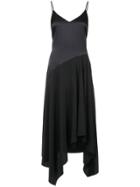 Fleur Du Mal Asymmetric Length Dress - Black