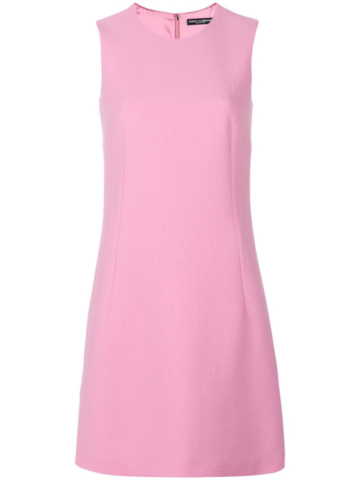 Dolce & Gabbana Classic Shift Dress - Pink & Purple