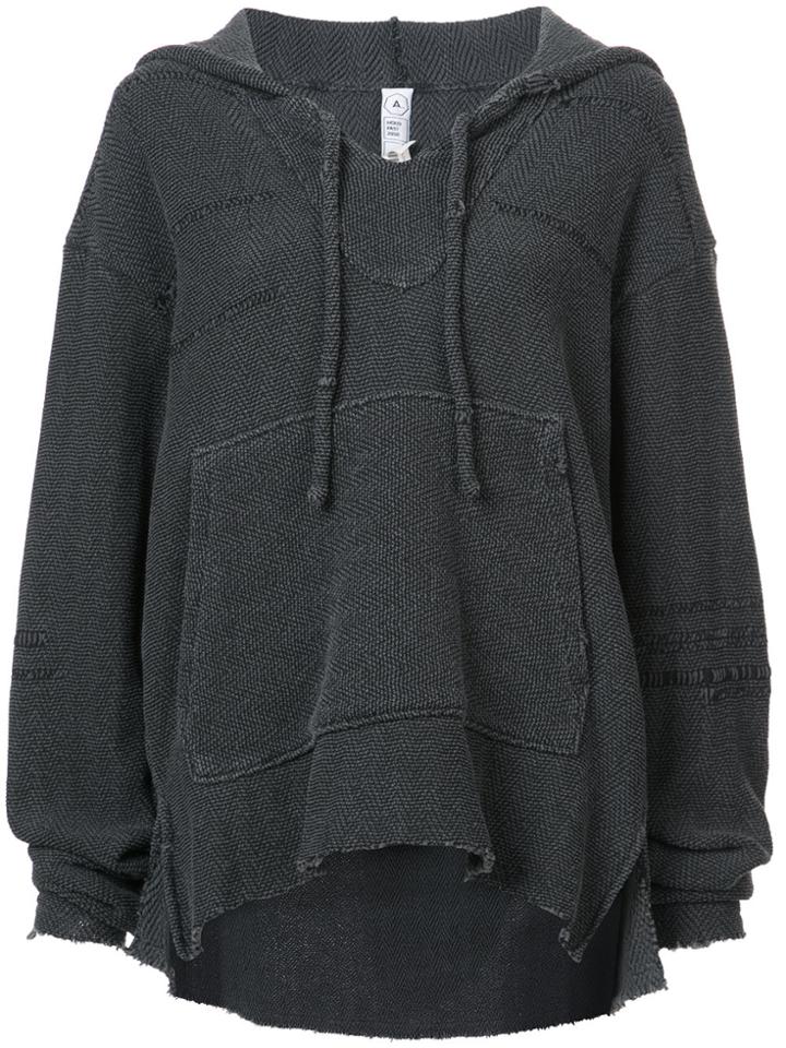 Alchemist Distressed Oversized Hoodie - Grey