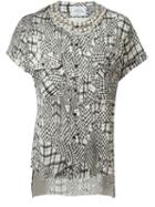 Forte Couture 'honour Kefiah' Mixed Print Button Down Shirt