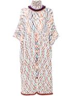 Missoni Long Knitted Cape - White