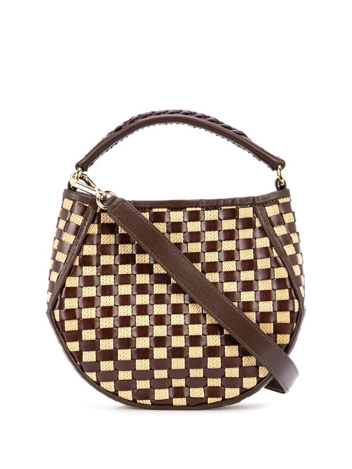 Wandler Corsa Mini Basket Tote - Brown