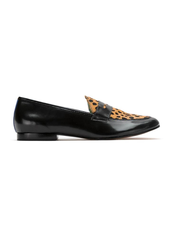 Blue Bird Shoes Leather Penny Loafers - Black