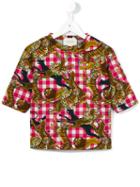 Gucci Kids - Jungle Animal Print T-shirt - Kids - Cotton - 8 Yrs, Pink/purple