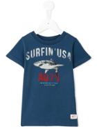 American Outfitters Kids Shark Print T-shirt, Boy's, Size: 10 Yrs, Blue