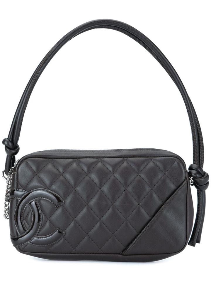 Chanel Vintage Cambon Ligne Pochette - Brown