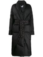 Khrisjoy Longline Puffer Coat - Black