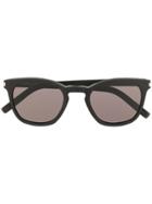 Saint Laurent Eyewear Wayfarer Frame Sunglasses - Black
