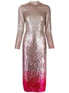 Temperley London Opia Sequined Cocktail Dress - Pink