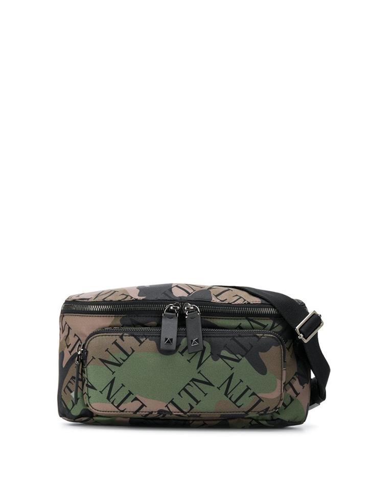Valentino Valentino Garavani Vltn Camouflage Belt Bag - Green