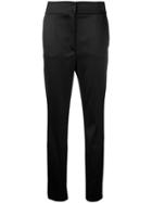 Dolce & Gabbana High-waisted Slim Trousers - Black