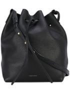 Mansur Gavriel - Drawstring Shoulder Bag - Women - Leather - One Size, Black, Leather