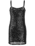 Liu Jo Sequin Embroidered Party Dress - Silver