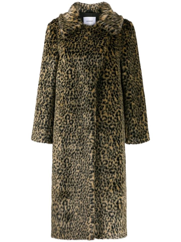 Dondup Fantasy Fur Coat - Neutrals