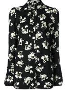 Proenza Schouler Flower Print Shirt - Black