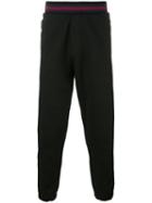 Mcq Alexander Mcqueen Side Stripe Track Pants, Men's, Size: Large, Black, Cotton/polyester