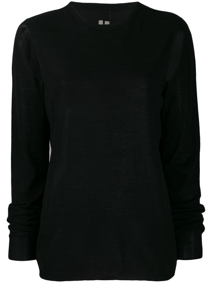 Rick Owens Naked Armhole Jumper - Black