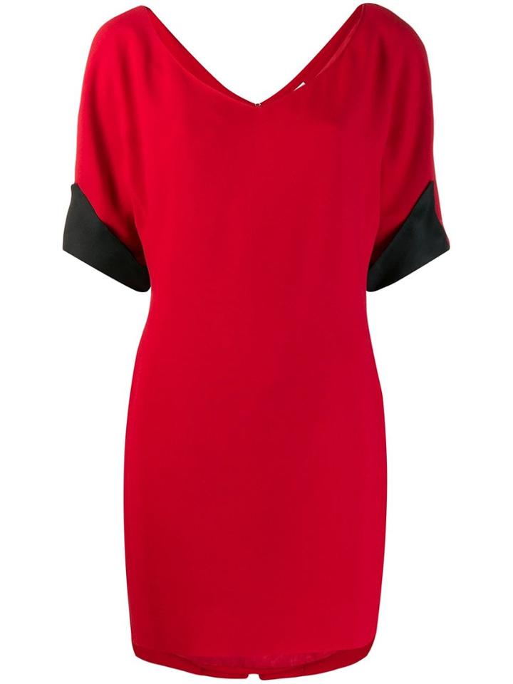 Gianfranco Ferre Vintage Mini T-shirt Dress - Red