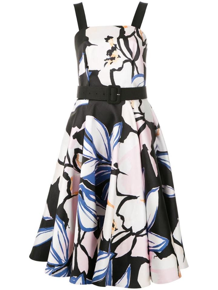 Tufi Duek Vestido Midi Estampado - Multicolour