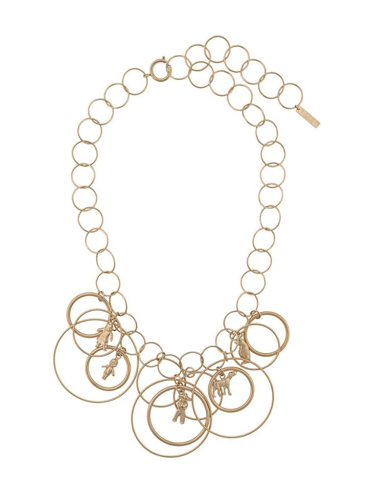 Marni Hoop Necklace - Gold