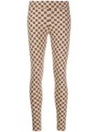 Misbhv Logo Print Leggings - Neutrals