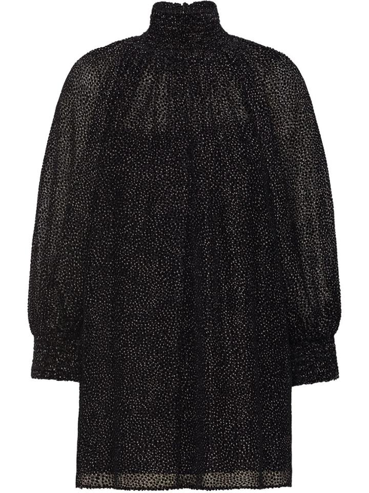 Prada Polka-dot Devoré Top - Black