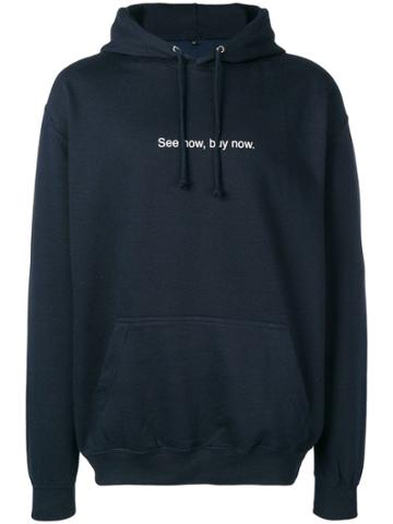 F.a.m.t. See Now Buy Now Hoodie - Blue