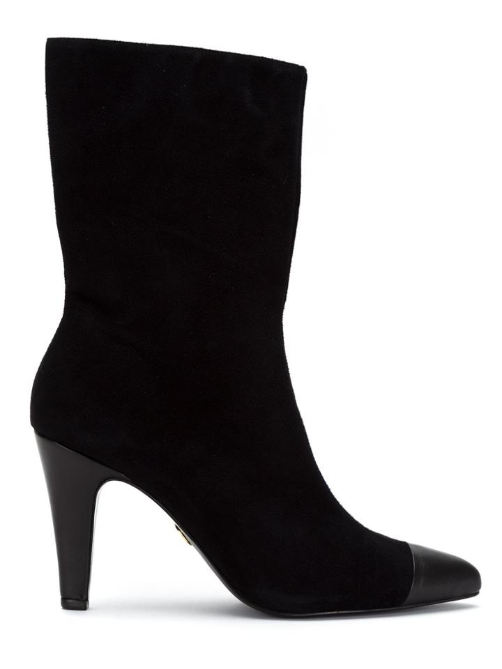 Andrea Bogosian Cap Toe Boots - Black
